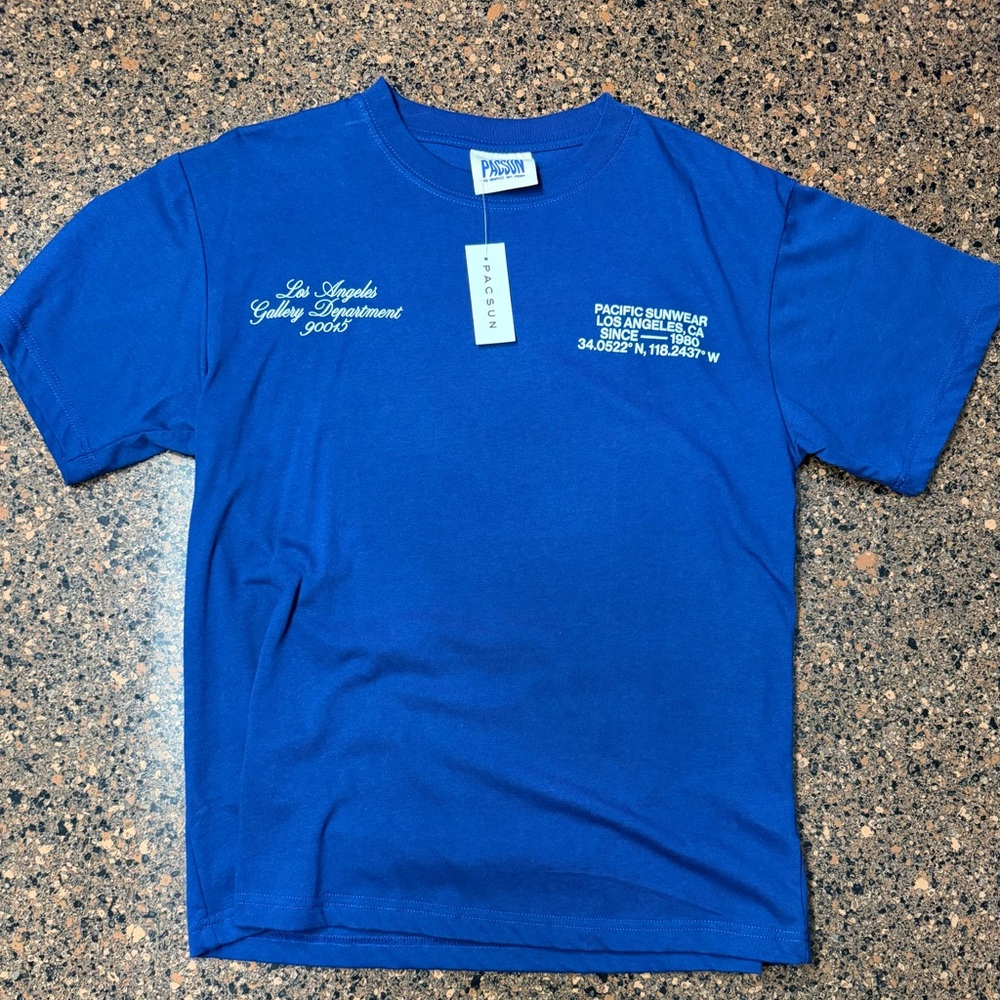 PacSun Blue Short Sleeve Tee